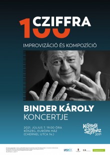 Binder Károly koncertje Cziffra György emlékére  plakát