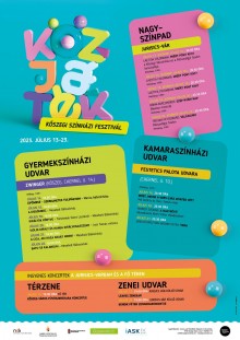 KözJáték Színházi Fesztivál  plakát