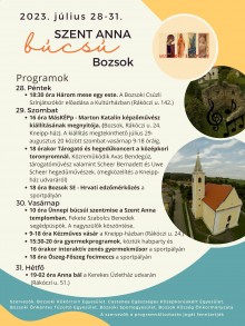 Szent Anna Búcsú Bozsok