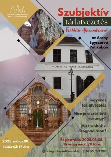Szubjektív tárlatvezetés  plakát